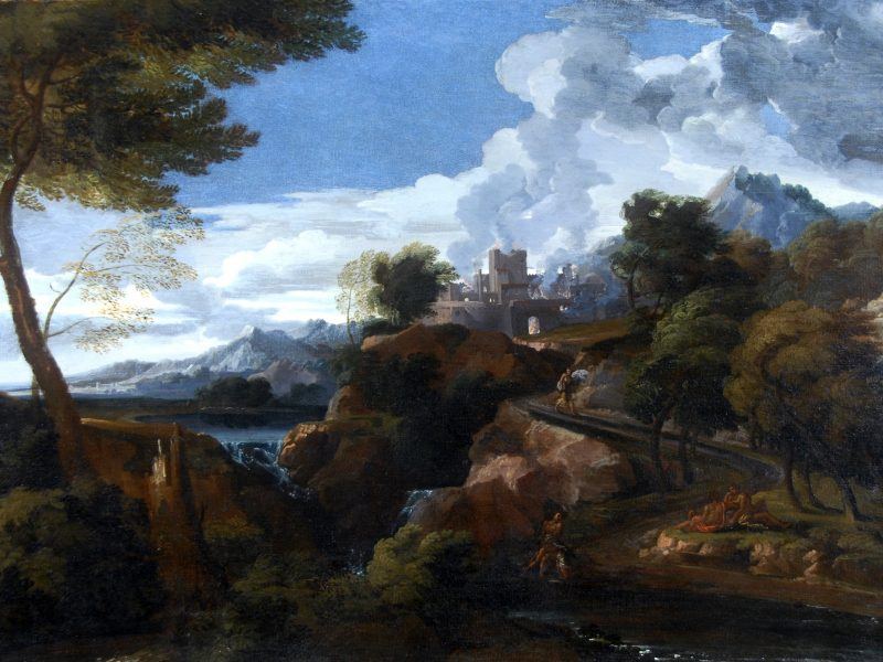Jean Francois Millet (1666-1729) - 'The Flight from Troy'