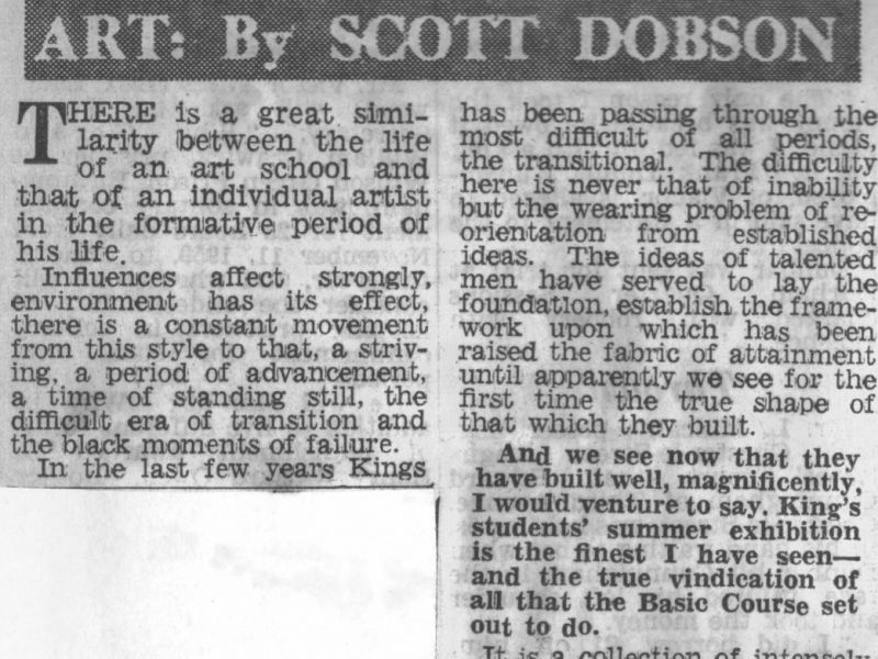 Scott Dobson’s review from the Evening Chronicle of The Developing Process