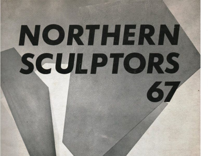 Catalogue cover and page, featuring Geoffrey Dudley for the ‘Northern Sculptors 67’