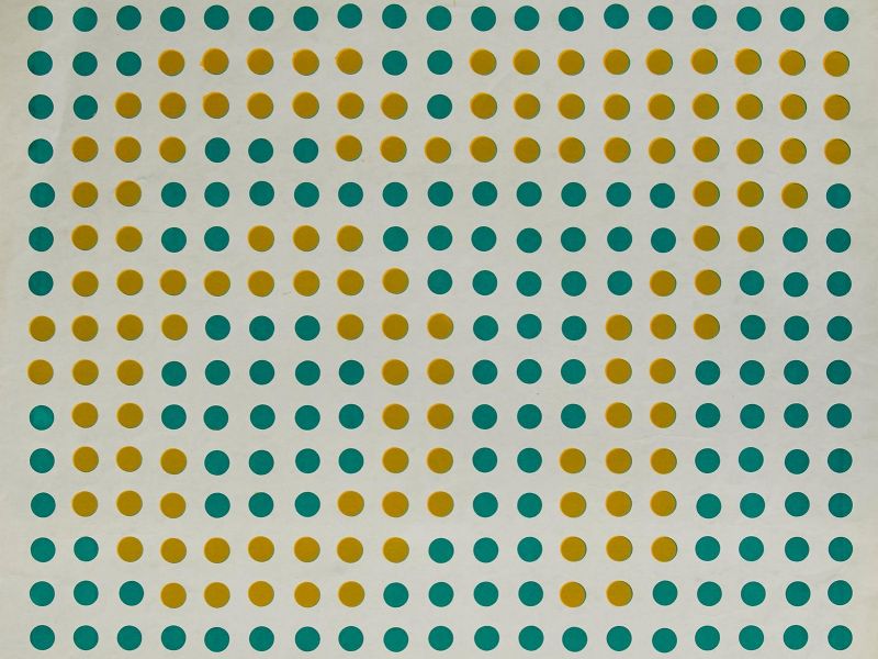 The ‘Op Art’ derived poster for the 1967 student Summer Exhibition