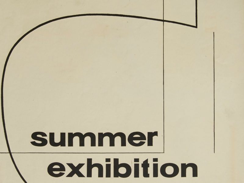 1960 student Summer Exhibition Poster